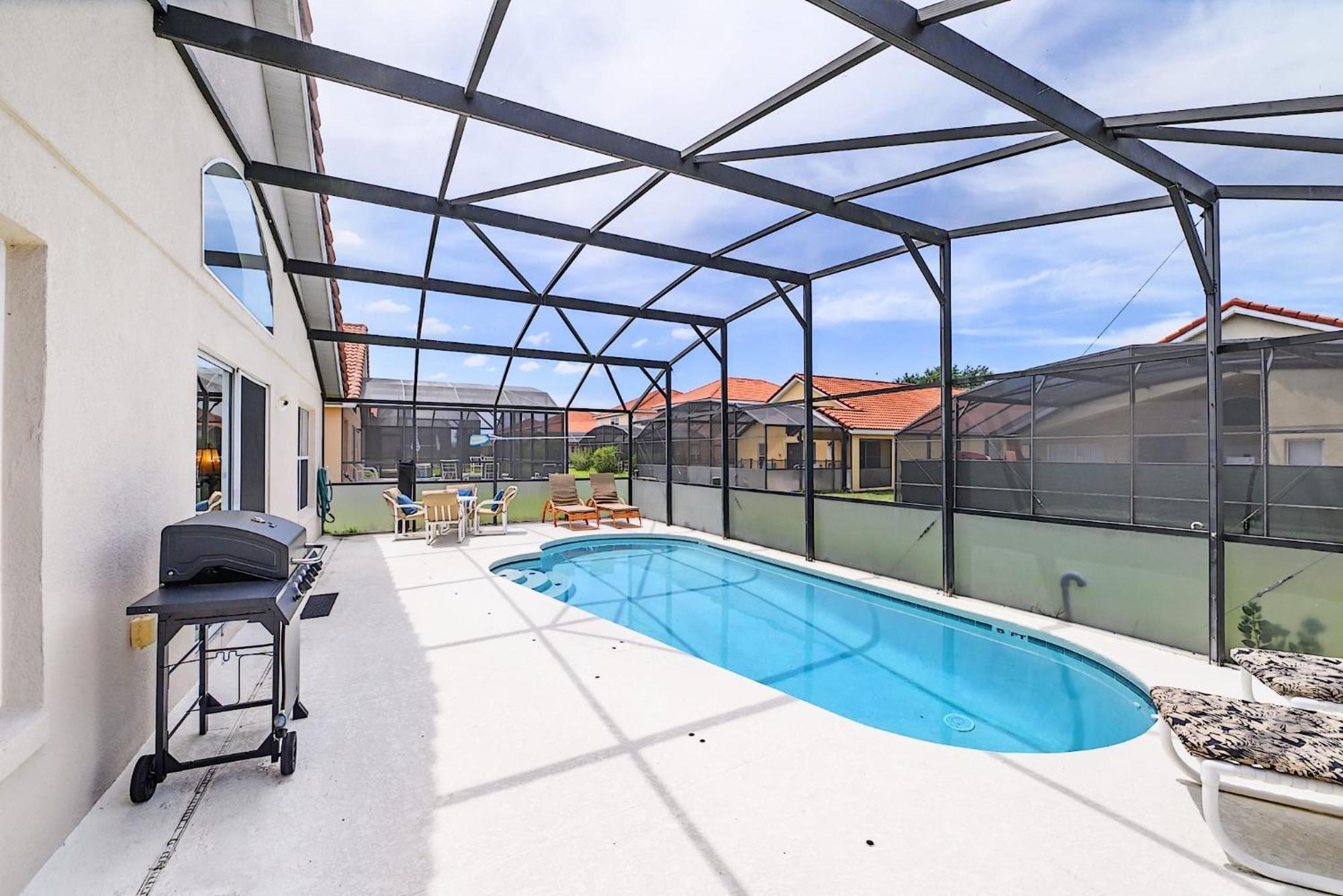 Hébergement de vacances 4br Family - Private Pool & Games Davenport